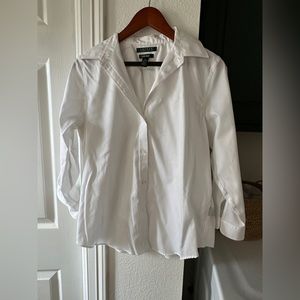 Lauren Ralph Lauren White Button Down Shirt